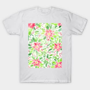 Christmas watercolor T-Shirt